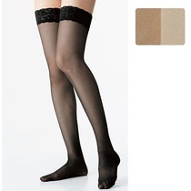 Japanese cecile lace edge Japanese anti-static knee high stockings nylon stockings are not easy to slide
