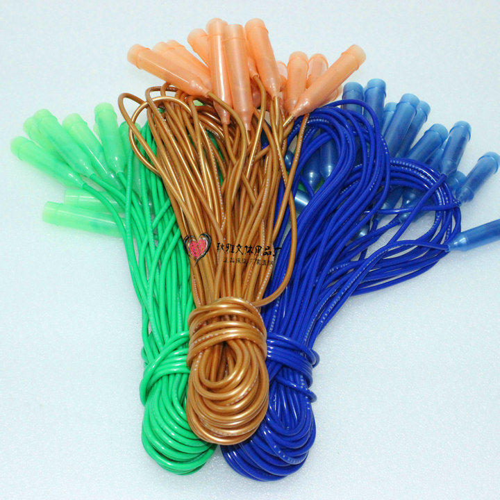 Special price for primary and middle school students to reach the standard special rope skipping physical education class fitness wear-resistant new material rubber rope