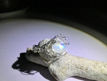 Out (Back to that time No 144145) JOs Winding Art Indian Colored Moonlight Ring