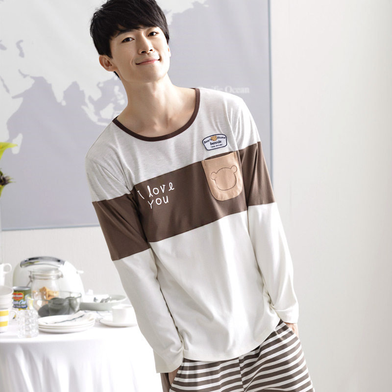 Pyjama mixte en Coton à manches longues - Ref 3005210 Image 1