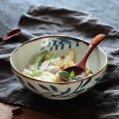 NDP-лапша чаши для супа миски с большой миской с керамическим домашним посудой японский стиль и стиль простой творческий подглазе GT-W-A70-3