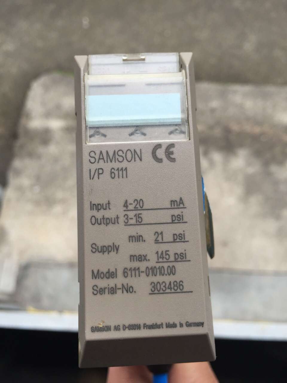 SAMSON SAMSON Electrical converter 6111-0020111612110000 Large quantities in stock