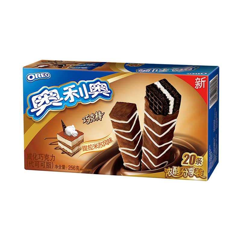 【天猫超市】亿滋 奥利奥威化饼干巧克棒提拉米苏味256g
