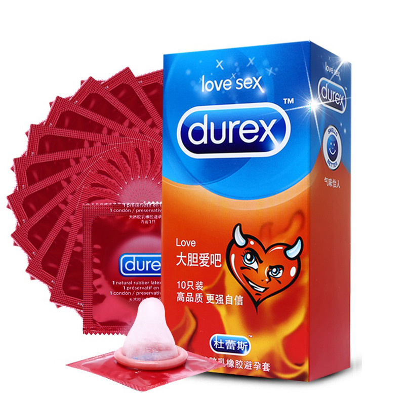 杜蕾斯避孕套Love大胆爱吧安全套10只装男用套套成人性用品