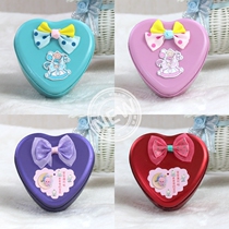 Creative Happy birthday baby birth gift bag full moon candy box heart-shaped iron box year return