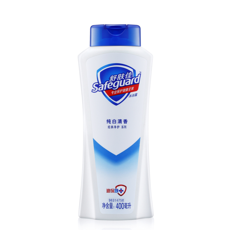 包邮 舒肤佳沐浴露400ml正品 健康经典净护纯白清香沐浴乳