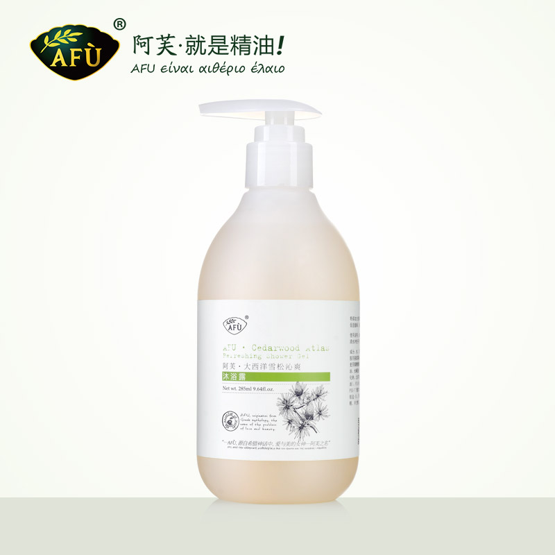 AFU阿芙大西洋雪松沁爽沐浴露285ml 清洁控油 清爽滋润 沐浴露