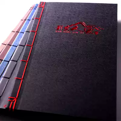 Manufacturers custom-made high-end ancient books, ancient lines, recipes, food cards, leather, paper
