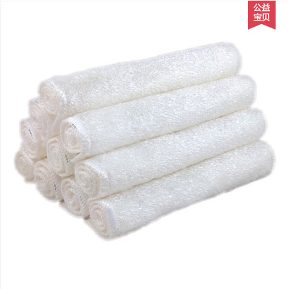 Bamboo fiber dish towel Evergreen show hand scouring pad oil-free double-layer dish cloth rag to remove oil stains and stains