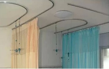 医用铝合金轨道病床吊杆吊轨医院U型输液轨道L型隔帘轨道天轨定制