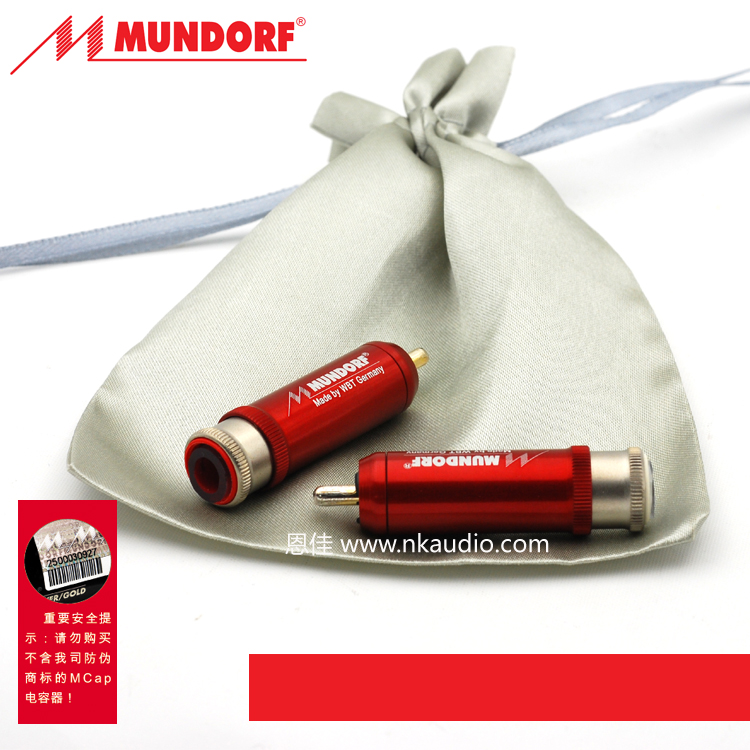 Mundorf Mundorf MCap nextgen WBT-0110AgAu Gold and silver alloy RCA plug