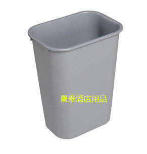 24L Small Dustbin Without Lid Home Office Guest Room Garbage Bin Flame Retardant Bucket Thickened Plastic Material - Taobao