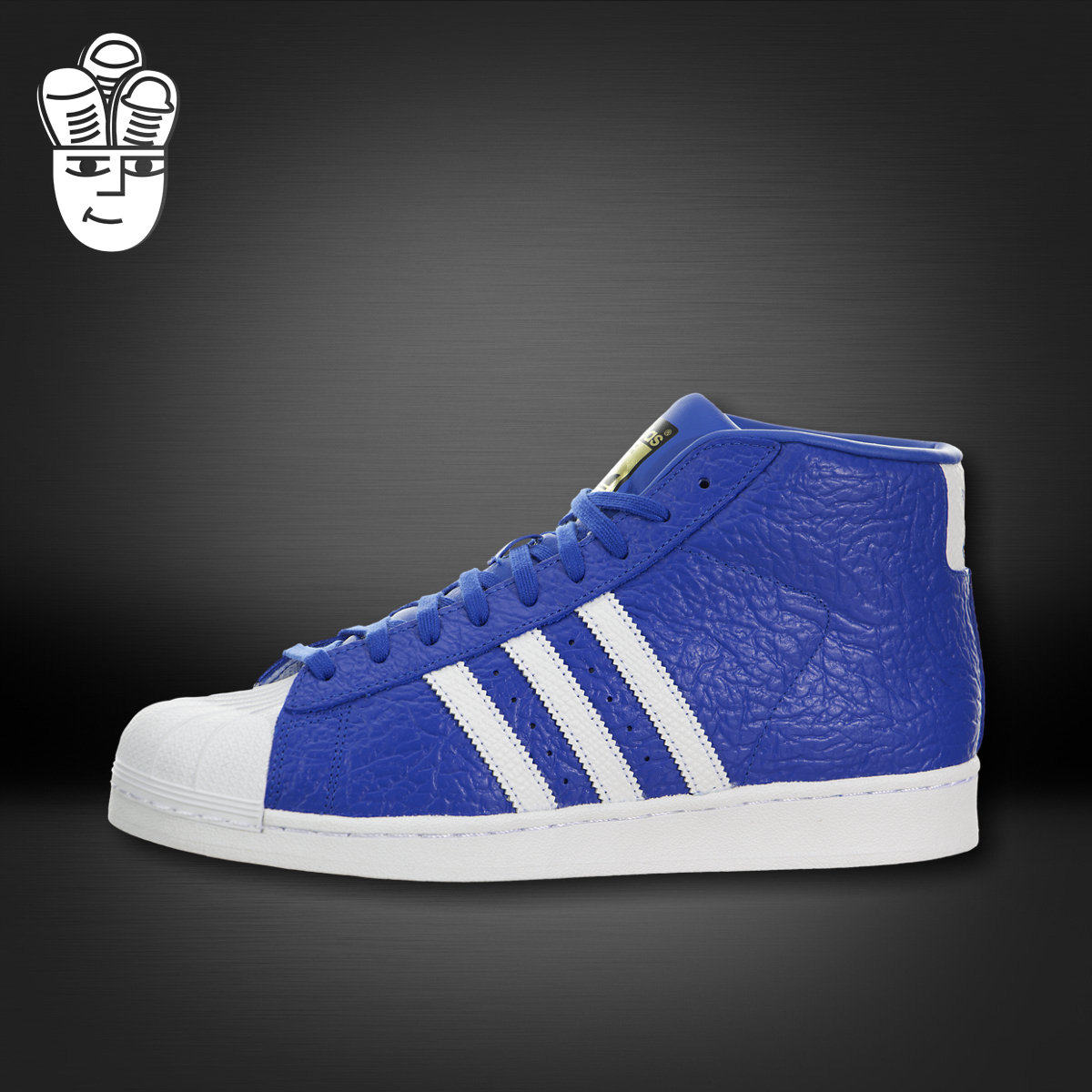 Adidas Pro Model Animal 三叶草男子经典高帮板鞋 贝壳头 休闲鞋