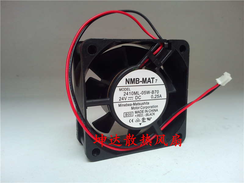 Original fit NMB 6025 0 24V 25A 25A 2410ML-05W-B70 B69 B69 79 6CM Fan