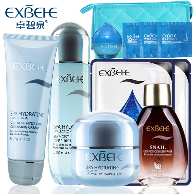 Exbehe/卓碧泉温泉灵动补水3件组合补水套装保湿舒缓官网直售