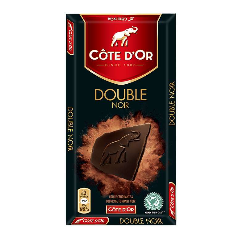 【苏宁易购】克特多金象COTEDOR 香脆黑巧克力 100g/盒