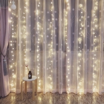 LED curtain light Star light Colorful light flashing light string light string net red light Girl heart room decoration Christmas starry sky