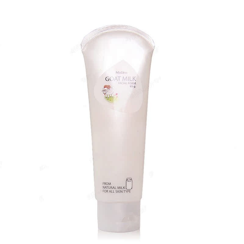 泰国mistine山羊奶洗面奶85ml 深层清洁保湿洁面乳