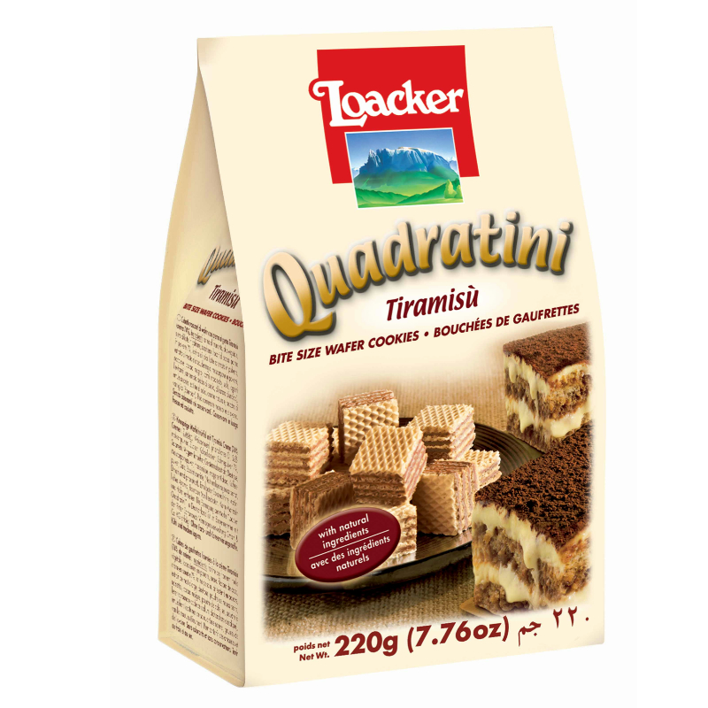 【天猫超市】奥地利进口Loacker莱家威化提拉米苏味220g