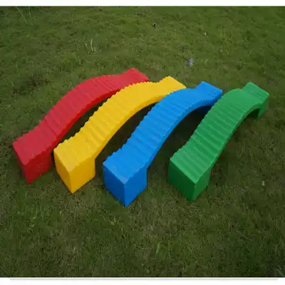 Children's sensory integration training equipment*Plastic single-plank bridge*A balance beam Kindergarten straight thickened single-plank bridge