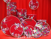 New creative Chinese wedding props Chinese Big Red Plum ring pendant ceremony wedding welcome area ornaments