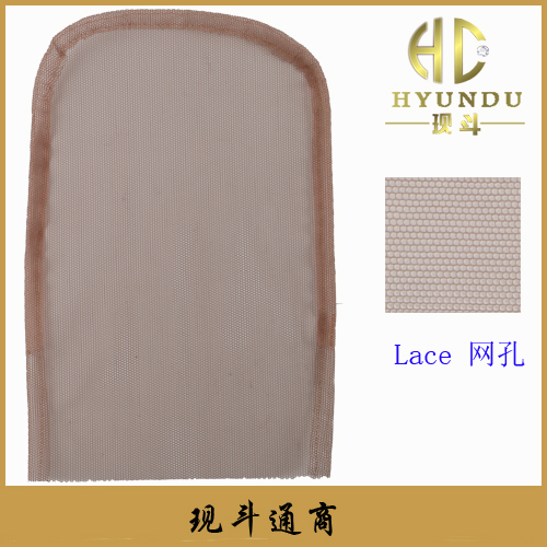 Wig with the bottom accessory P-1632 4 inch * 4 inch hand hook net lace bottom accessories