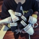 Giày vải Mingshi Converse đôi giày nam và nữ đôi giày siêu lửa Giày đế xuồng cổ điển của ulzzang