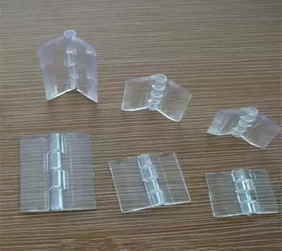 Transparent acrylic hinge Plexiglass hinge hinge Plastic hinge Transparent folding organic hinge