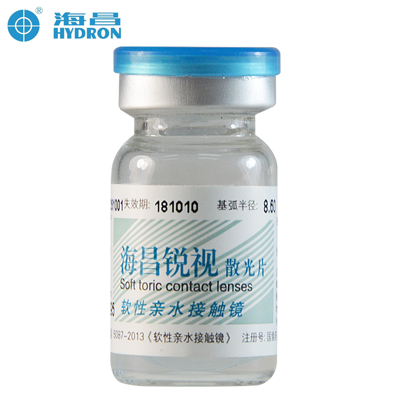 【散光定制片】海昌锐视散光近视隐形眼镜年抛1片装 高清舒适