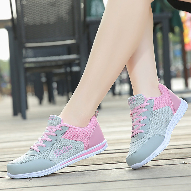 Autumn 12 girls big children breathable Korean version of all-match casual women's shoes junior high school students 13 sports running shoes 15 years old