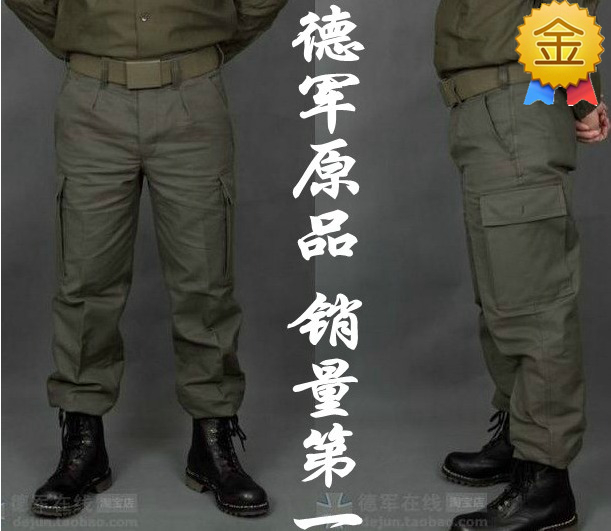 ◆ German online double crown ◆ new German West German Mooreskin gray and green trousers more than 5,000 sales!