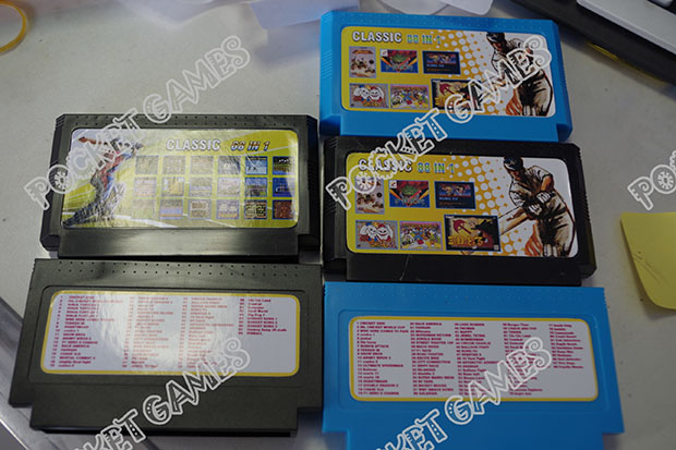 New integrated board 8-bit FC TV game combination card 68in1 real game non-repetitive non-bean card