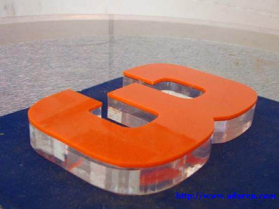 Crystal character customizes the company image background wall organic acrylic character production laser engraving door advertising sign