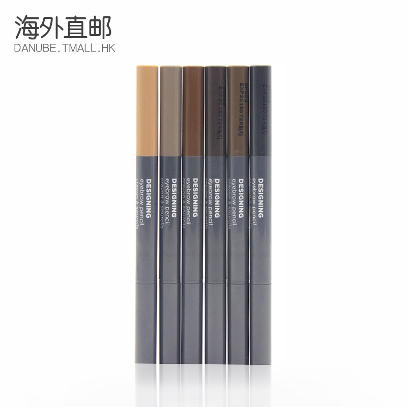 The Face Shop/菲诗小铺 立体双头自动眉笔  带刷防水防汗 新款