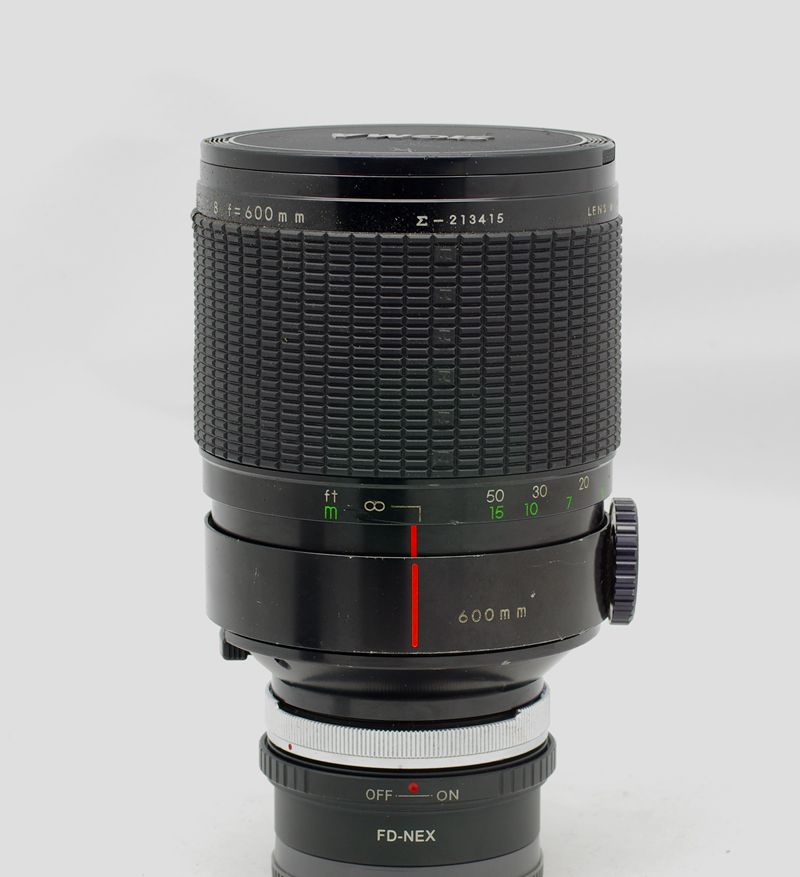 Sigma FD mount 600 8 foldback lens