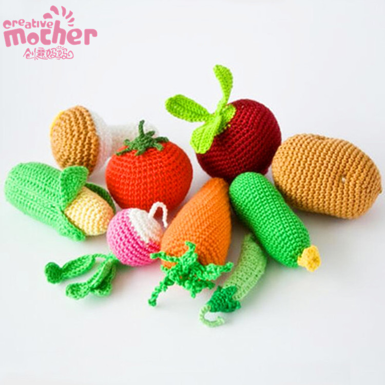 Production and processing Photo studio photography special wool props simulation fruit and vegetable Children's wool toys simulation ornaments