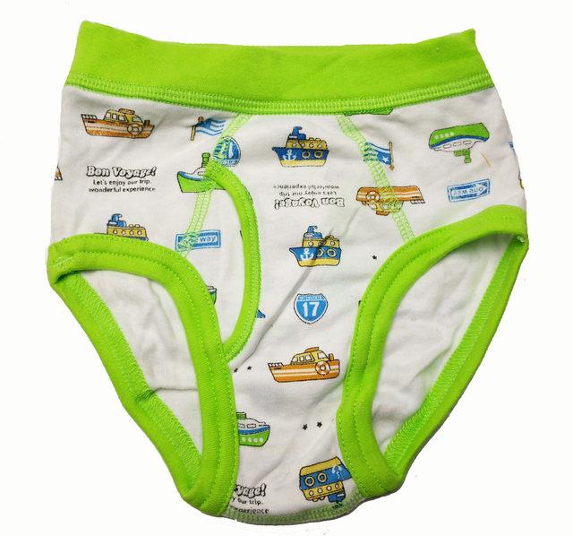 Boys' high waist cotton briefs