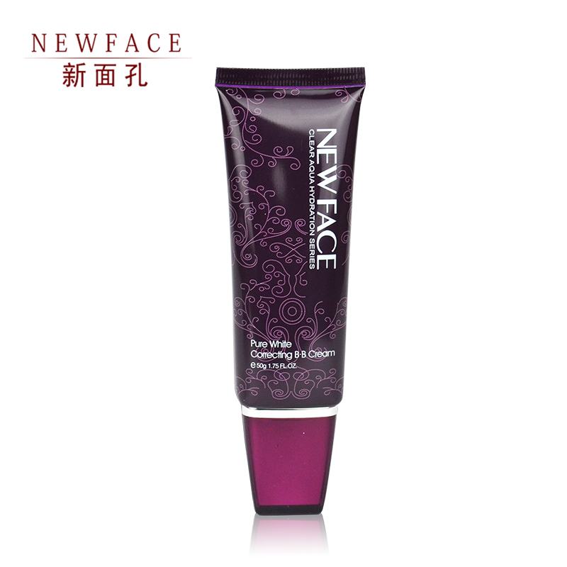 NEW FACE/新面孔透白精纯修颜BB霜50G清透莹润补水系列 裸妆遮瑕