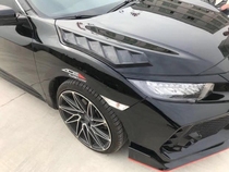 Tenth generation Civic cover air outlet decoration Hood decoration decoration new Civic modification