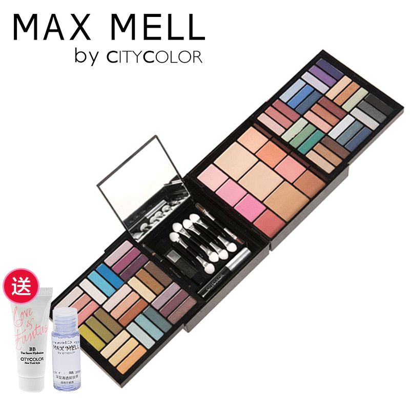 city color66色彩妆盘  多色眼影腮红修容组合 彩妆正品 秘密花园