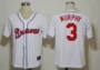 MLB Bóng chày Jersey Atlanta Braves 3 # MURPHY Áo ngắn tay áo thể thao nam bộ adidas nam thu đông