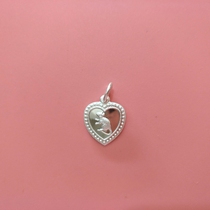 S990 pure silver foot silver raw Xiao Peach Brand Silver Medal Silver 1 5 gr Crown Six Zyodiac Zodiac Preferential Price