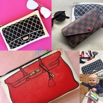 Genuine Ready Stock My Other Bag Tote Canvas Big Name Spoof Cosmetic Bag Storage Bag Clutch Bag