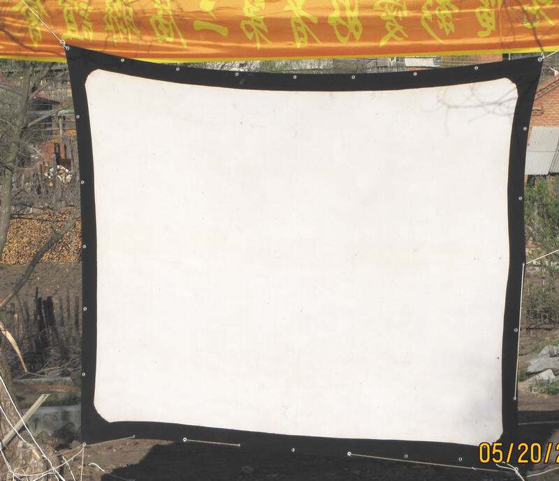 Cinema accessories-new 16mm film standard projection screen Film cross screen 3X2 19 meters