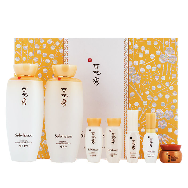 韩国 雪花秀滋莹水乳两件套正装  送中样 滋阴 润燥 锁水 包邮