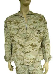Overseas Direct Mail Public Hair version USMC US manufactures MCCUU digital sand color anti-scraping cloth combat training jacket