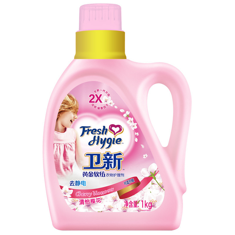 卫新衣物去静电护理剂(柔顺)清怡樱花1kg 威露士出品