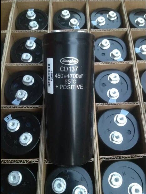 New Original Loaded River CD137 Series 450V4700UF 65x155 Aluminum Electrolytic Capacitor