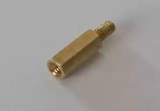 M4 hexagonal inner and outer teeth Single-head copper column Hexagonal copper outer wire isolation pillar Single-pass circuit board phase separation column