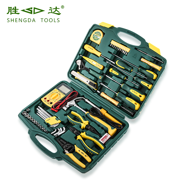 Shengda 53 pieces of telecommunication tools combination suit of universal meter electronic electrician maintenance 5-gold tool set cover